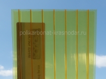желтый поликарбонат 10 мм сотовый в Краснодаре